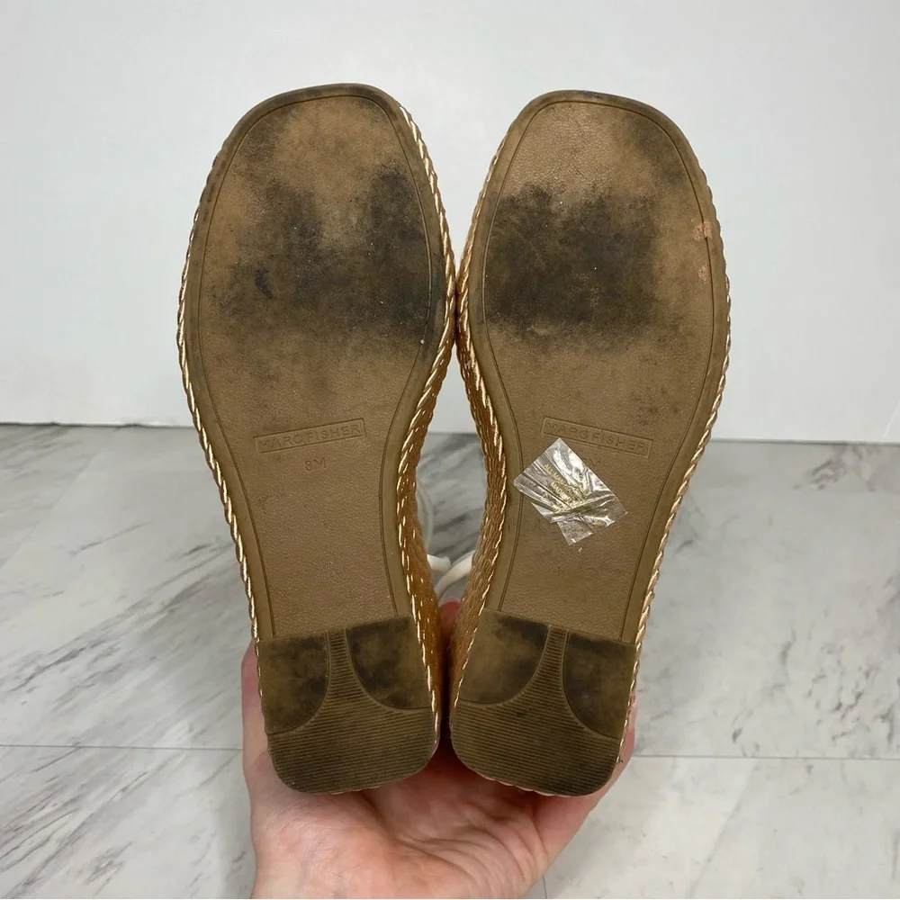 Marc Fisher Zeki Espadrille Wedge Sandal 8M